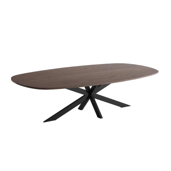 Tower Living Deens Ovale Salontafel San Marino Eiken, 135 x 75cm - Bruin - Ovaal