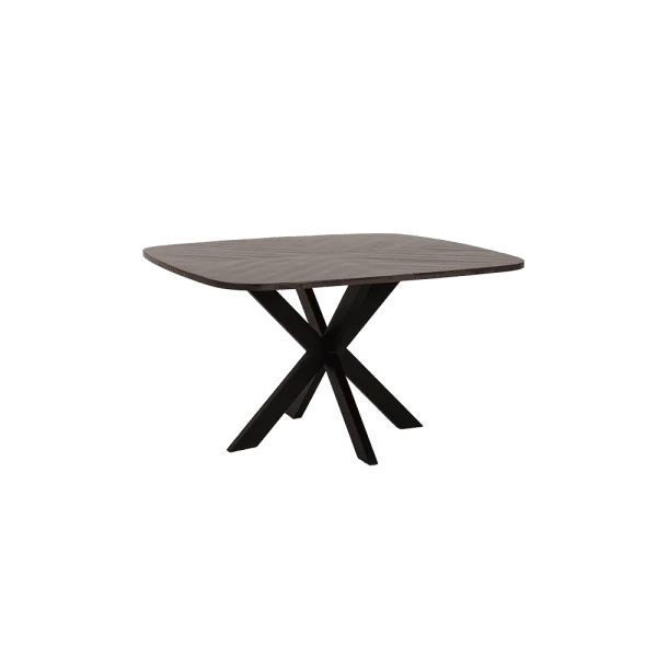 Tower Living Eettafel Silvi Mangohout, 130 x 130cm - Bruin - Ovaal