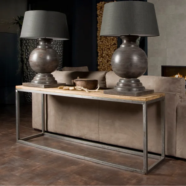 Tower Living Industriële Sidetable Venetië 180 cm - Bruin