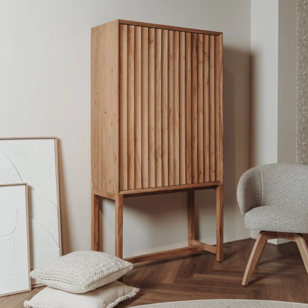 Tower Living Opbergkast Crotone Acaciahout, 180 x 90cm - Hout,Naturel