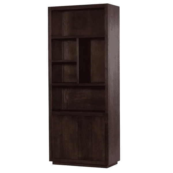 Tower Living Opbergkast Mincio Eiken, 220 x 90cm - Bruin