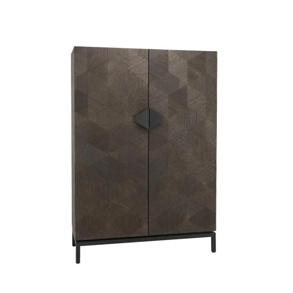 Tower Living Opbergkast San Marino Eiken, 160 x 110cm - Bruin