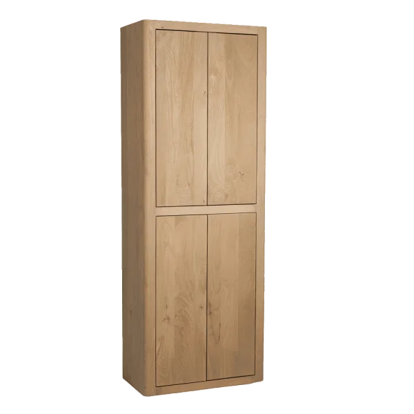 Tower Living Opbergkast Tenna Mangohout, 220 x 80cm - Naturel