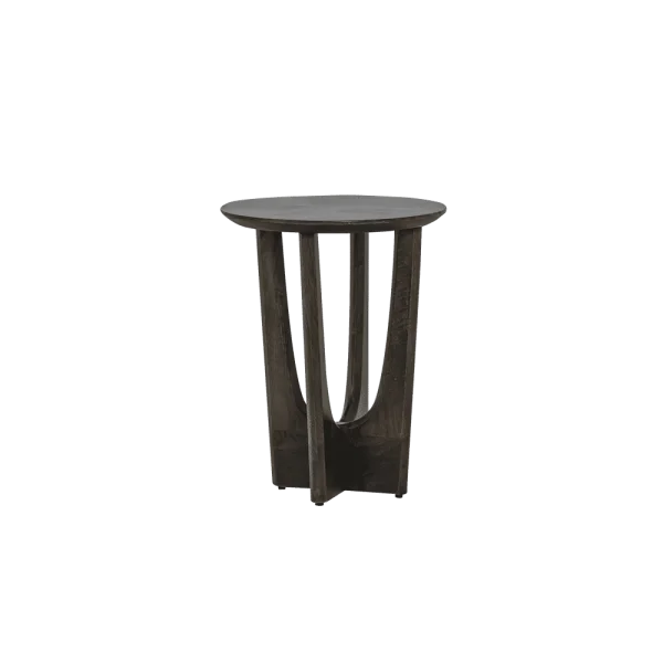 Tower Living Ronde Bijzettafel Fermo Mangohout, 40cm - Bruin