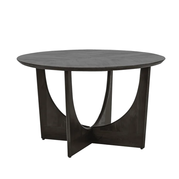 Tower Living Ronde Eettafel Fermo Mangohout, 130cm - Bruin