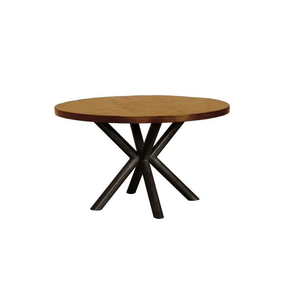 Tower Living Ronde Eettafel Selva Mangohout, ø130cm - Naturel