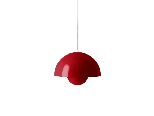 &Tradition - Big Flowerpot VP2 Hanglamp Vermilion Red