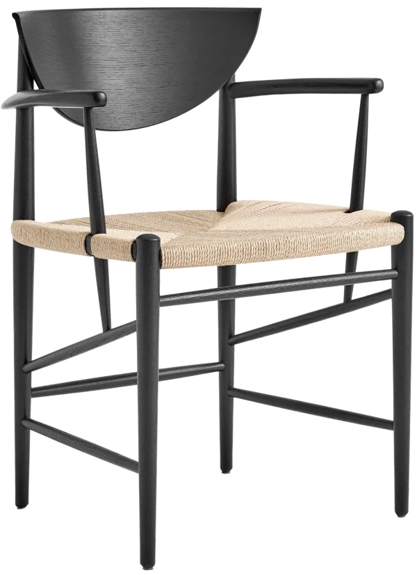 &Tradition Drawn HM4 Stoel - black oak