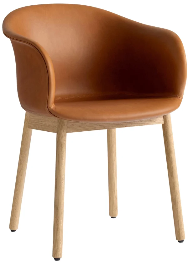 &Tradition Elefy JH31 Stoel - leer cognac - oak