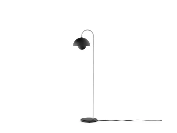 &Tradition - Flowerpot VP12 Vloerlamp Matt Zwart