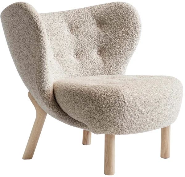 &Tradition Kleine Petra VB1 fauteuil - karakorum 003 - oiled oak