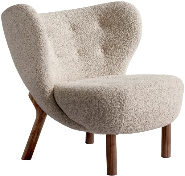 &Tradition Kleine Petra VB1 fauteuil - karakorum 003 - oiled walnut