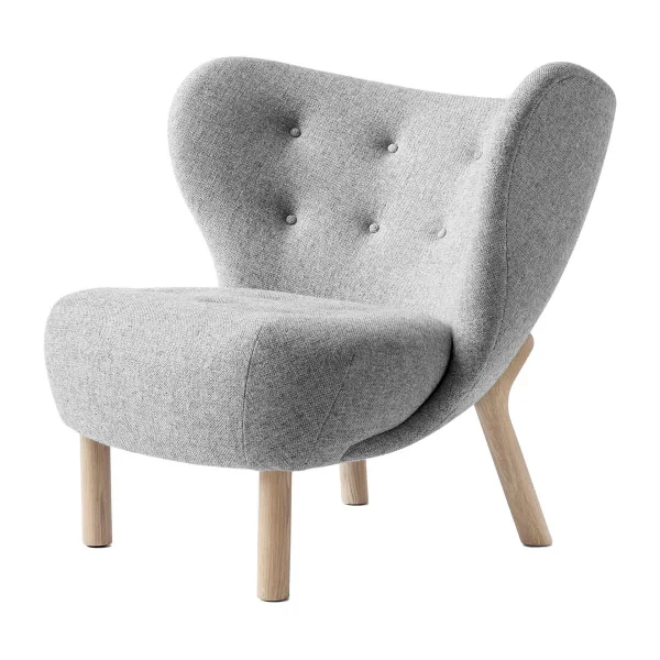 &Tradition Little Petra VB1 fauteuil Wit geolied eikenhout-Hallingdal