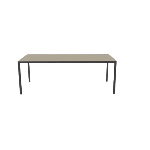 Tribù Illum eettafel breed - linen - wengé - M