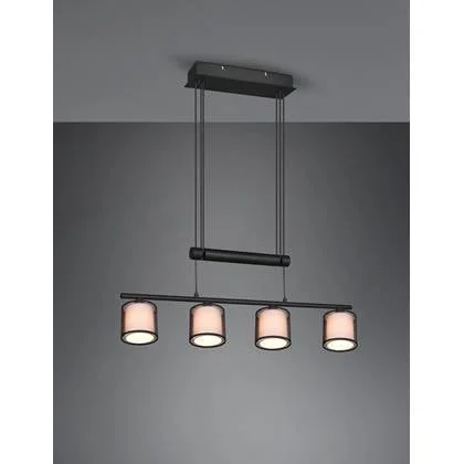 Trio Leuchten Burton - Hanglamp - 4xE14