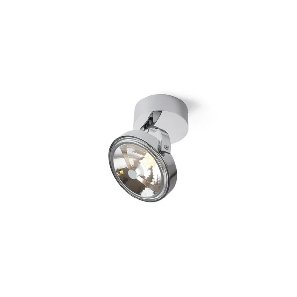Trizio21 - Pin-Up 1 Round Plafondlamp Chroom Trizo21