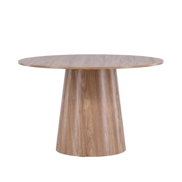 Trude houten eettafel naturel hout Ø 120 cm