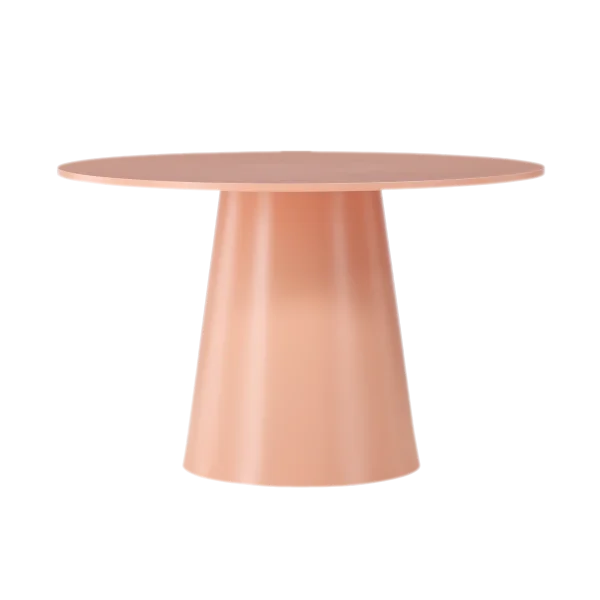 Trude houten eettafel zacht roze - Ø 120 cm