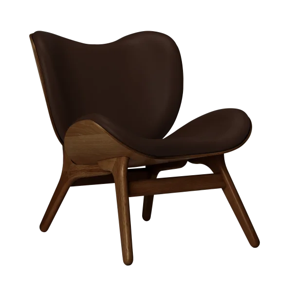 UMAGE A Conversation Piece fauteuil - eiken donker - Leder Hope brown