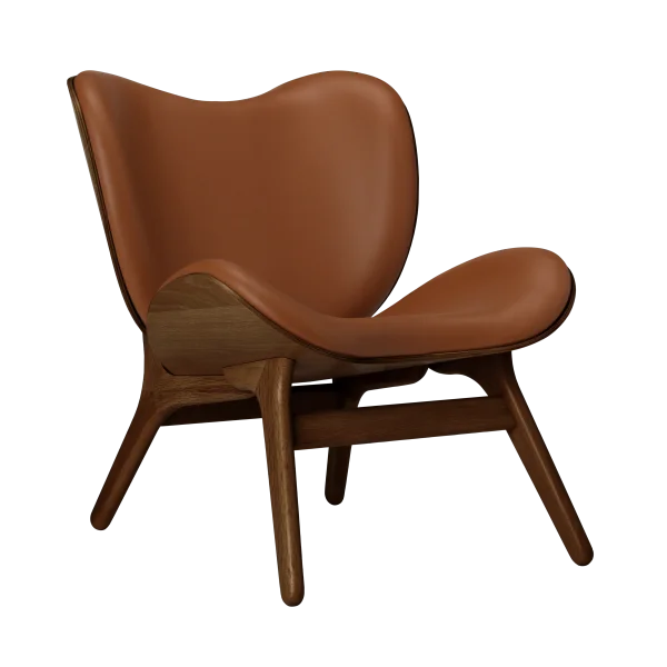 UMAGE A Conversation Piece fauteuil - eiken donker - Leder Hope cognac