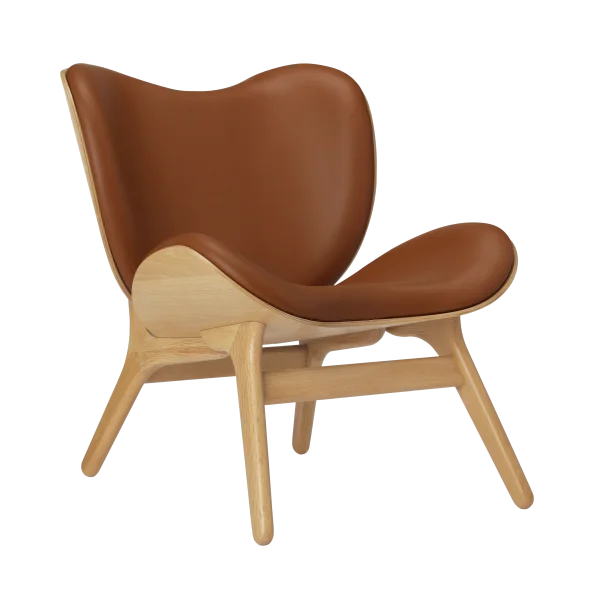 UMAGE A Conversation Piece fauteuil - eiken - Leder Hope cognac