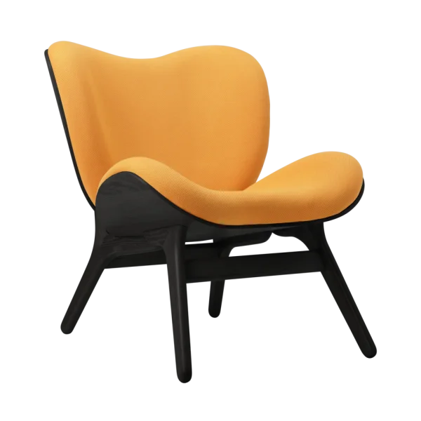 UMAGE A Conversation Piece fauteuil - eiken zwart - tangerine