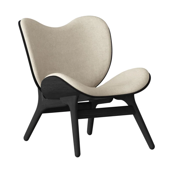 UMAGE A Conversation Piece fauteuil - eiken zwart - white sands