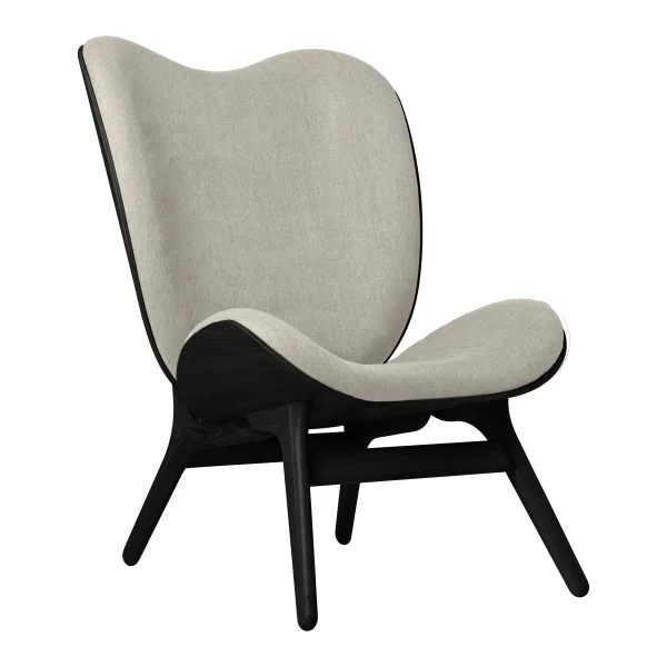 UMAGE A Conversation Piece Highback Fauteuil - eiken zwart - white sands