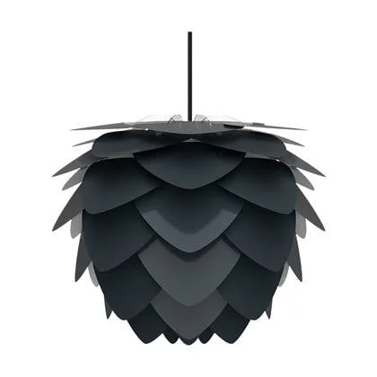 Umage Aluvia Medium hanglamp anthracite grey - met koordset zwart - Ø