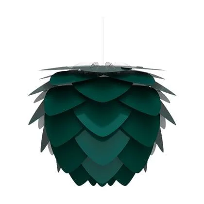 Umage Aluvia Medium hanglamp forest green - met koordset wit - Ø 59 cm