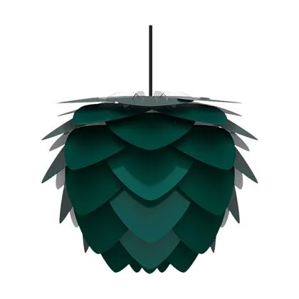 Umage Aluvia Medium hanglamp forest green - met koordset zwart - Ø 59