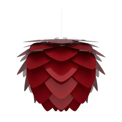 Umage Aluvia Medium hanglamp ruby red - met koordset wit - Ø 59 cm