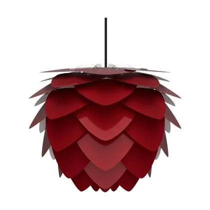 Umage Aluvia Medium hanglamp ruby red - met koordset zwart - Ø 59 cm