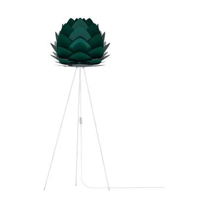 Umage Aluvia Medium vloerlamp forest green - met tripod wit - Ø 59 cm