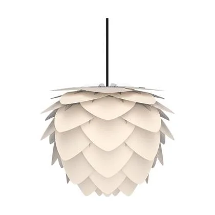 Umage Aluvia Mini hanglamp pearl white - met koordset zwart - Ø 40 cm