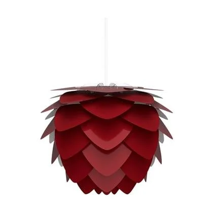 Umage Aluvia Mini hanglamp ruby red - met koordset wit - Ø 40 cm