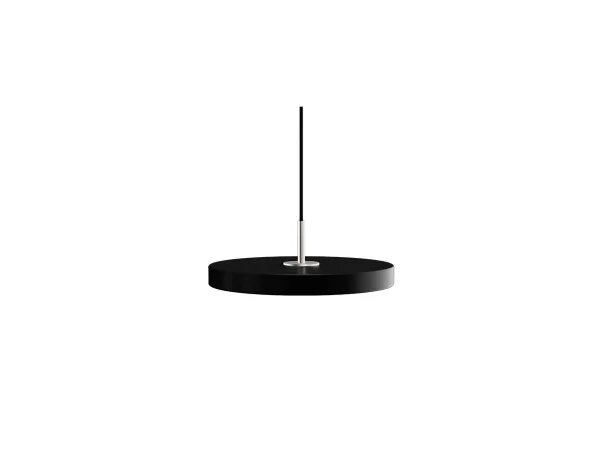 UMAGE - Asteria Plus Hanglamp Mini Black/Steel Top