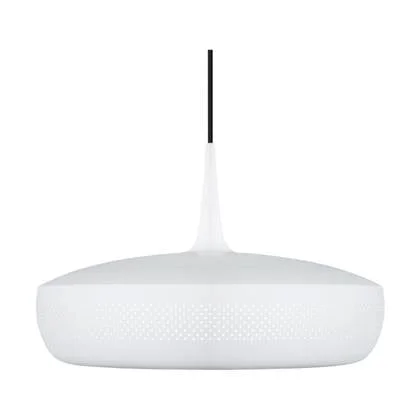 Umage Clava Dine hanglamp matt white - met koordset zwart - Ø 43 cm