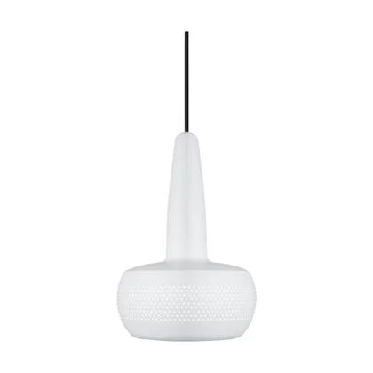 Umage Clava hanglamp matt white - met koordset zwart - Ø 21,5 cm