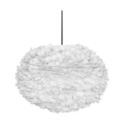 Umage Eos Large hanglamp white - met koordset zwart - Ø 65 cm