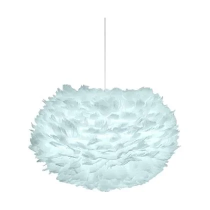 Umage Eos Medium hanglamp light blue - met koordset wit - Ø 45 cm