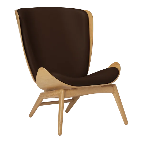 UMAGE The Reader fauteuil - eiken - Leder Hope brown