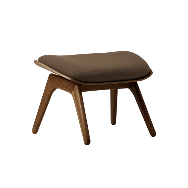 UMAGE The Reader Ottoman - eiken donker - mocca