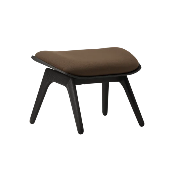 UMAGE The Reader Ottoman - eiken zwart - mocca