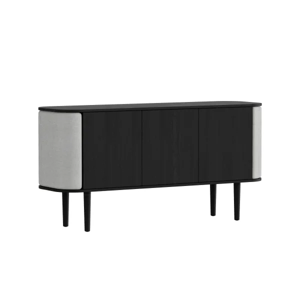 UMAGE Treasures Sideboard met 3 deuren - eiken zwart - sterling