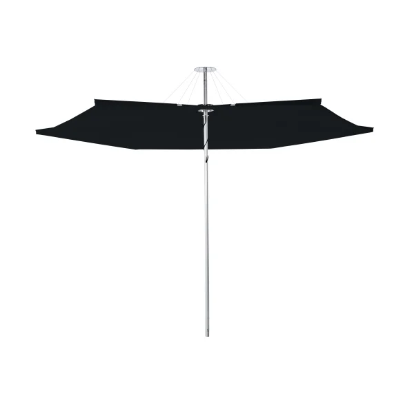 Umbrosa Infina ALU ronde parasol - black - zonder paraplustandaard