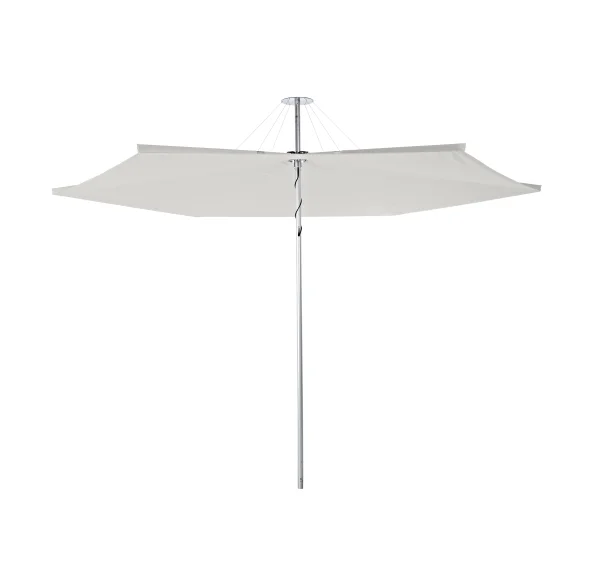 Umbrosa Infina ALU ronde parasol - canvas - met parasolstandaard