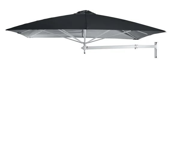 Umbrosa Paraflex NEO Wandparasol vierkant - black - 230 cm