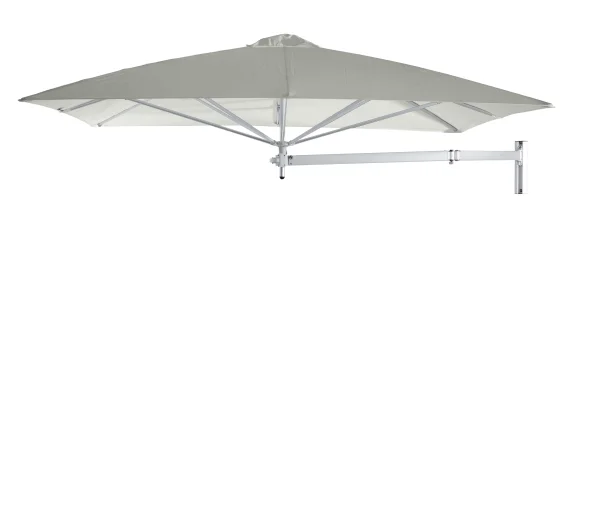 Umbrosa Paraflex NEO Wandparasol vierkant - grey - 230 cm