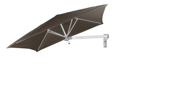 Umbrosa Paraflex NEO Wandparasol vierkant - taupe - 190 cm